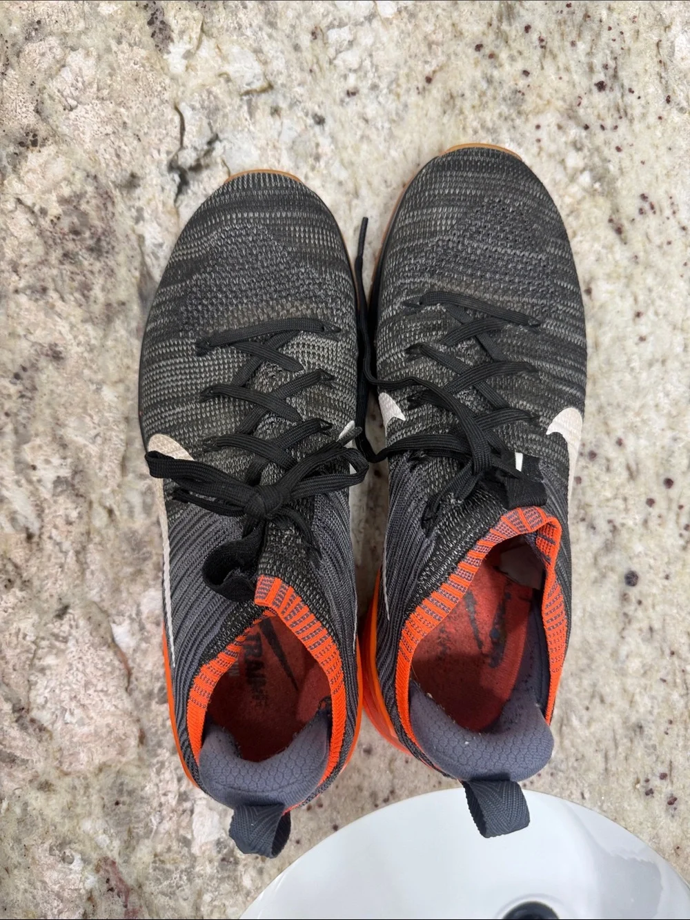 Nike Men’s metcon Black & Orange Athletic Training Shoes